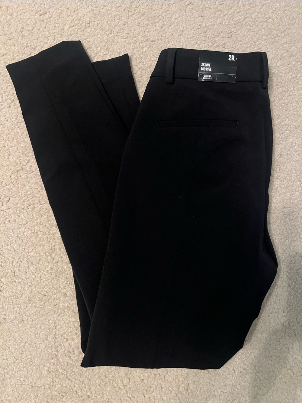 Express Black Skinny Mid Rise Dress Pants - women’s